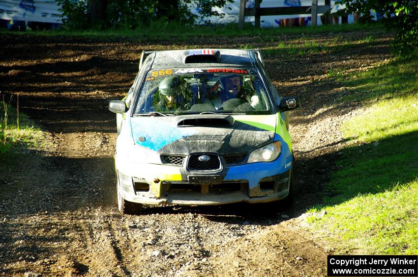 Colin Gleason / Quinn Trumbower Subaru Impreza 2.5RS on SS14, Soo Pass East I.