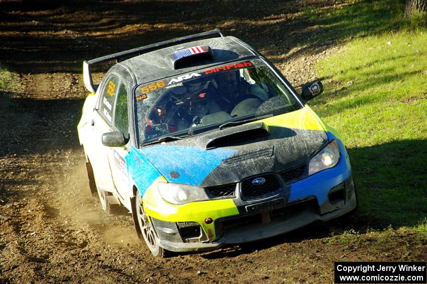 Colin Gleason / Quinn Trumbower Subaru Impreza 2.5RS on SS14, Soo Pass East I.