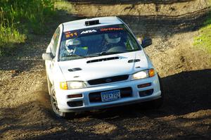 Jack Nelson / Isaac Zink Subaru Impreza on SS14, Soo Pass East I.