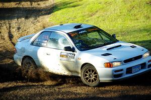 Jack Nelson / Isaac Zink Subaru Impreza on SS14, Soo Pass East I.