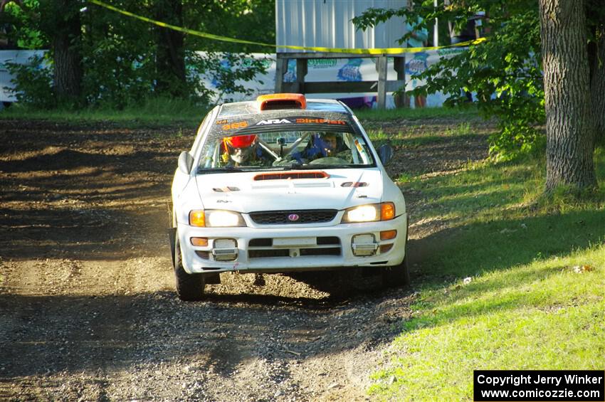 Richard Donovan / Greg Donovan Subaru Impreza on SS14, Soo Pass East I.