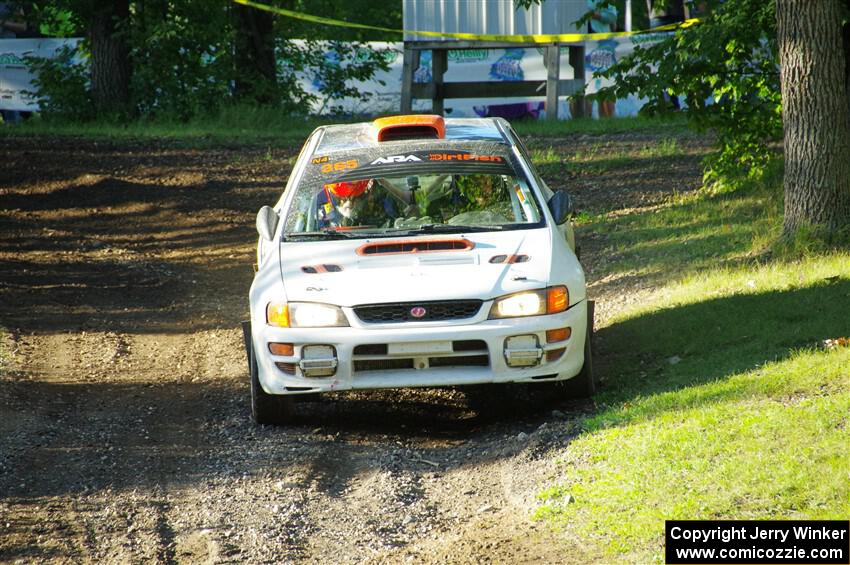 Richard Donovan / Greg Donovan Subaru Impreza on SS14, Soo Pass East I.