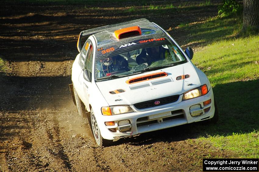 Richard Donovan / Greg Donovan Subaru Impreza on SS14, Soo Pass East I.