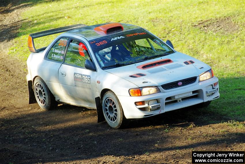 Richard Donovan / Greg Donovan Subaru Impreza on SS14, Soo Pass East I.