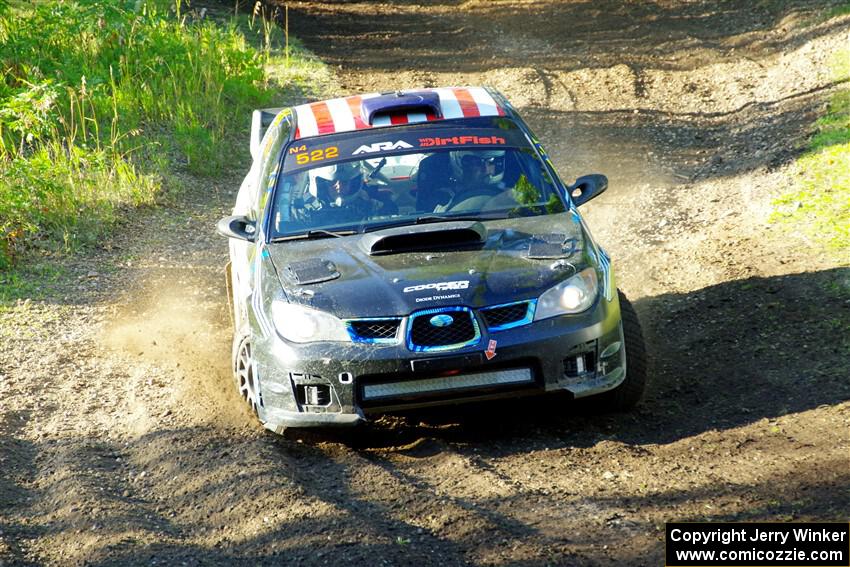 Matt James / Jackie James Subaru Impreza on SS14, Soo Pass East I.