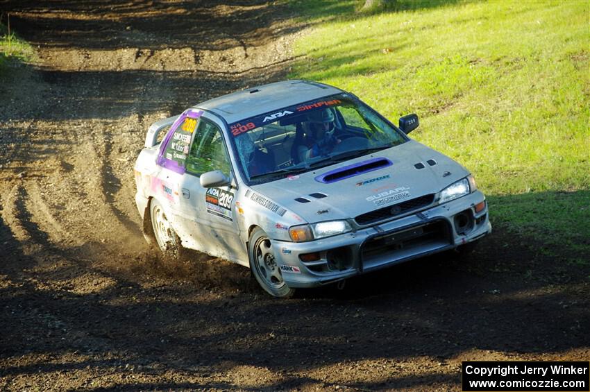 Madelyn Tabor / Sophia McKee Subaru Impreza 2.5RS on SS14, Soo Pass East I.