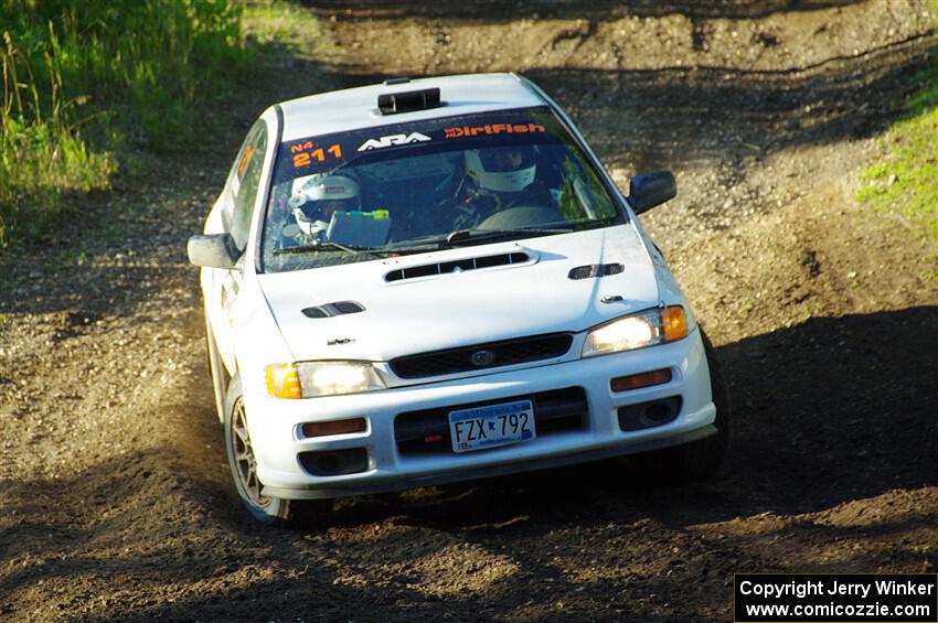 Jack Nelson / Isaac Zink Subaru Impreza on SS14, Soo Pass East I.