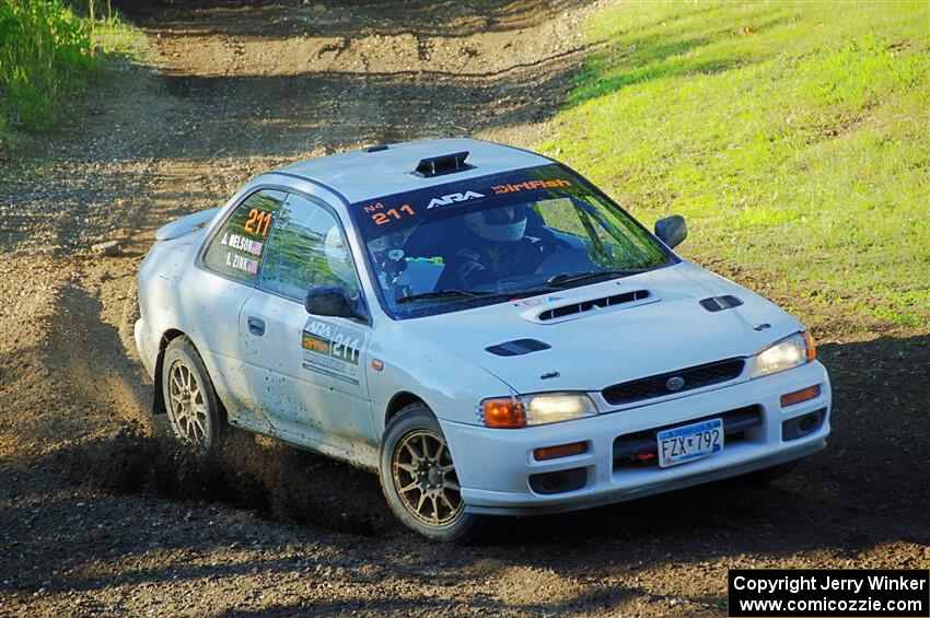 Jack Nelson / Isaac Zink Subaru Impreza on SS14, Soo Pass East I.