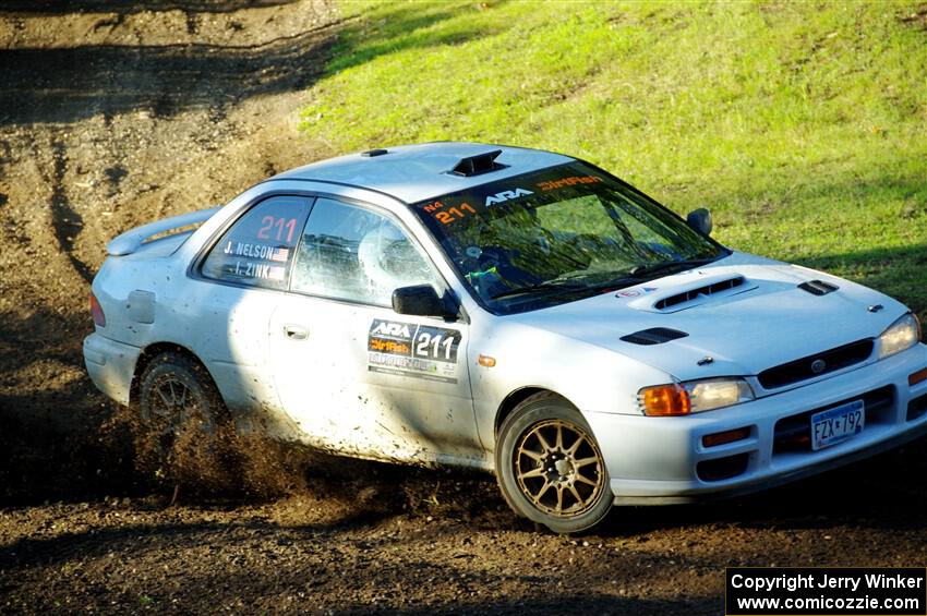 Jack Nelson / Isaac Zink Subaru Impreza on SS14, Soo Pass East I.