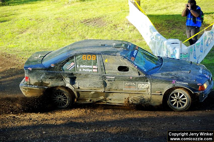 Keenan Phillips / Emmons Hathaway BMW 328i on SS14, Soo Pass East I.