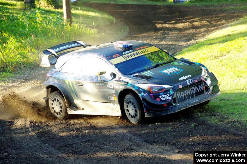 Ken Block / Alex Gelsomino Hyundai i20 WRC on SS16, Soo Pass East II.