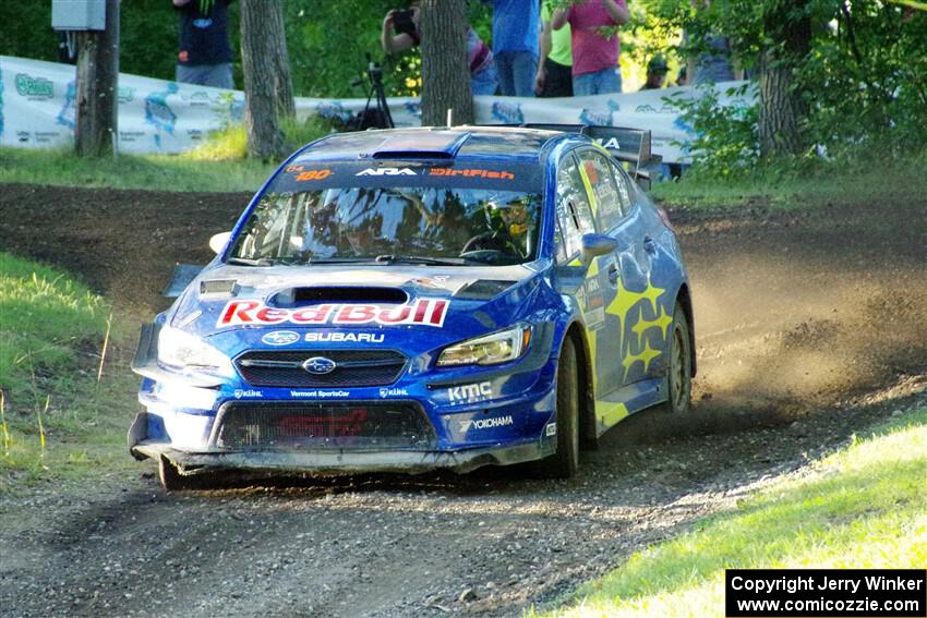 Brandon Semenuk / Keaton Williams Subaru WRX STi on SS16, Soo Pass East II.