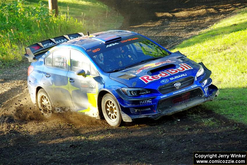 Brandon Semenuk / Keaton Williams Subaru WRX STi on SS16, Soo Pass East II.