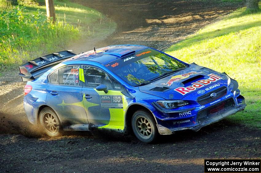 Brandon Semenuk / Keaton Williams Subaru WRX STi on SS16, Soo Pass East II.