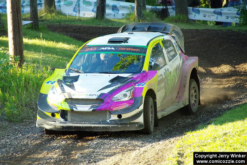 Patrick Gruszka / Florian Barral Mitsubishi Mirage RS on SS16, Soo Pass East II.