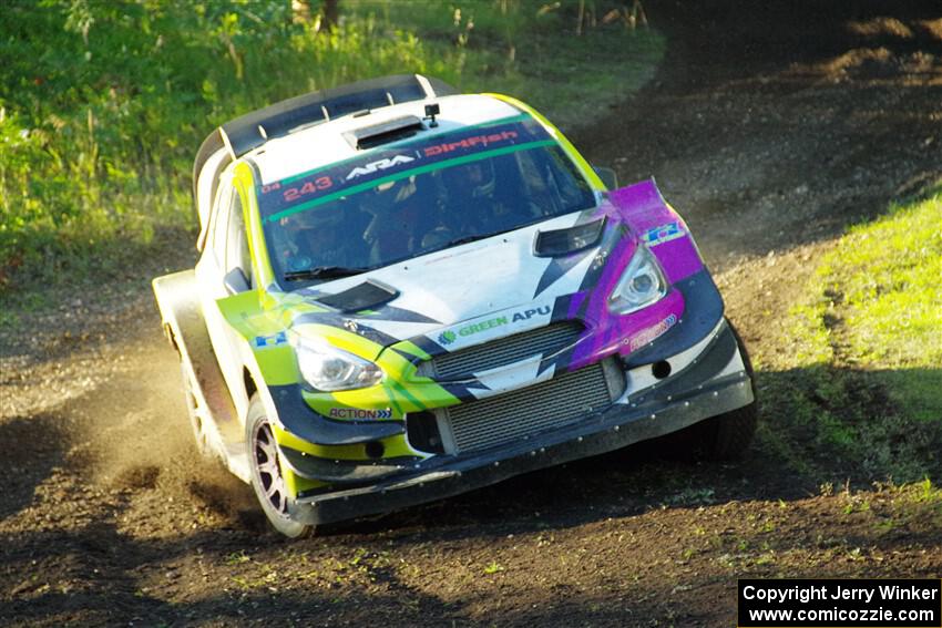 Patrick Gruszka / Florian Barral Mitsubishi Mirage RS on SS16, Soo Pass East II.