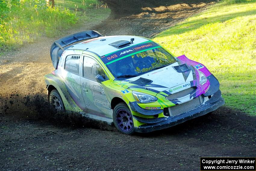 Patrick Gruszka / Florian Barral Mitsubishi Mirage RS on SS16, Soo Pass East II.