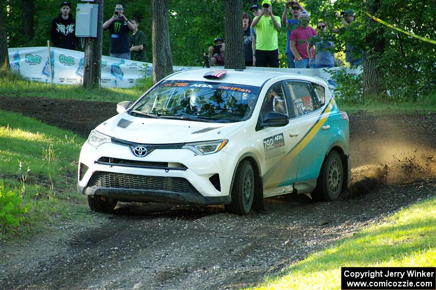 Alejandro Perusina / Andres Bautista Toyota RAV4 on SS16, Soo Pass East II.