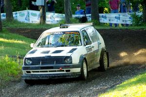 Micah Nickelson / Tyler Ptacek VW Golf on SS16, Soo Pass East II.