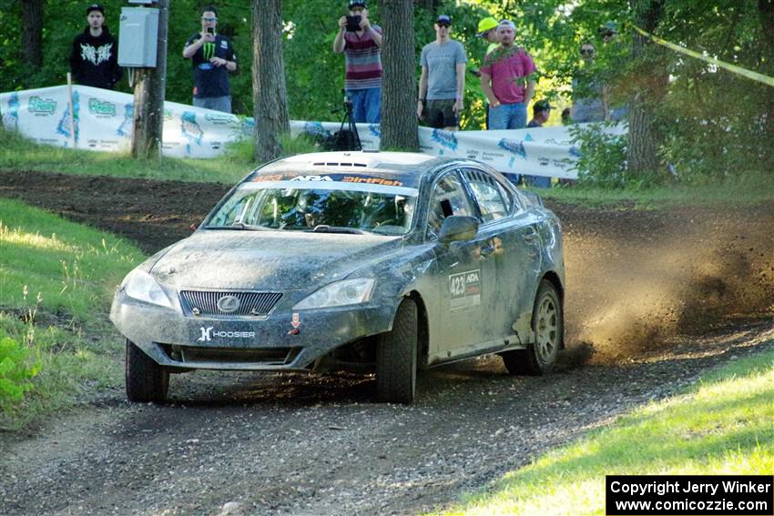 Michael Hooper / Claudia Barbera-Pullen Lexus IS350 on SS16, Soo Pass East II.