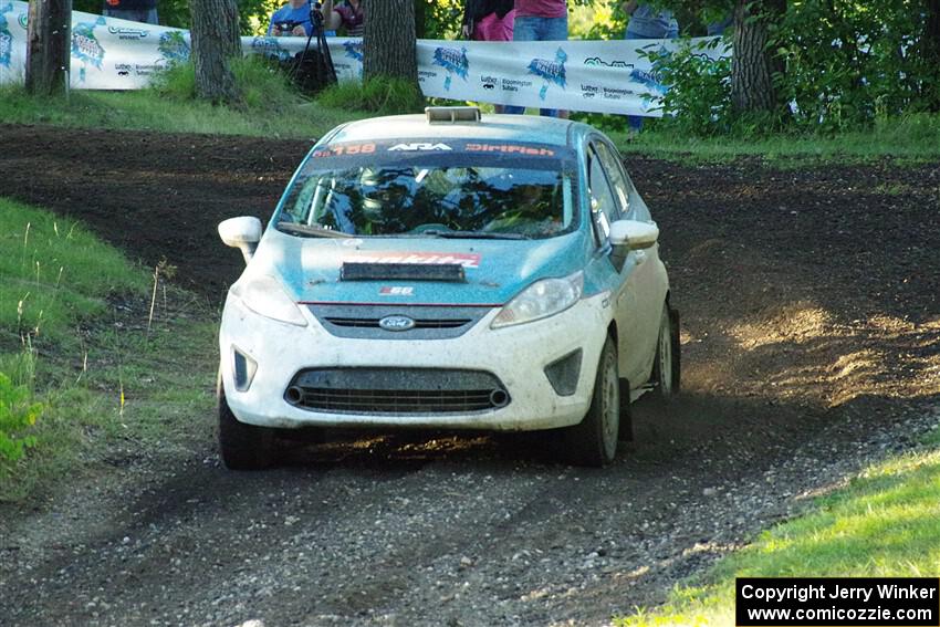 Spencer Sherman / Boyd Smith Ford Fiesta R2 on SS16, Soo Pass East II.