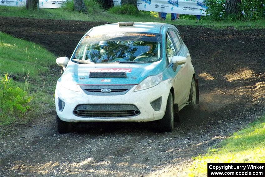 Spencer Sherman / Boyd Smith Ford Fiesta R2 on SS16, Soo Pass East II.