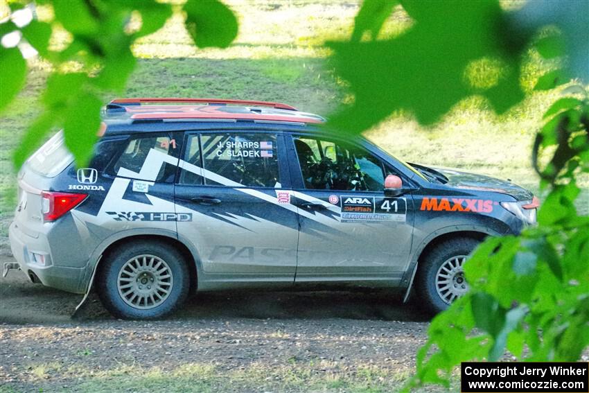 Chris Sladek / John Sharps Honda Passport on SS16, Soo Pass East II.