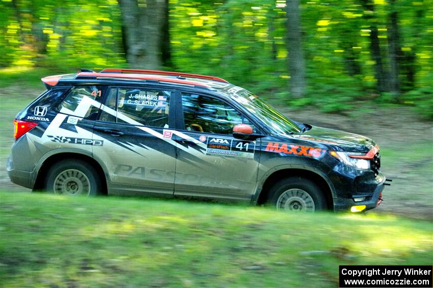 Chris Sladek / John Sharps Honda Passport on SS16, Soo Pass East II.