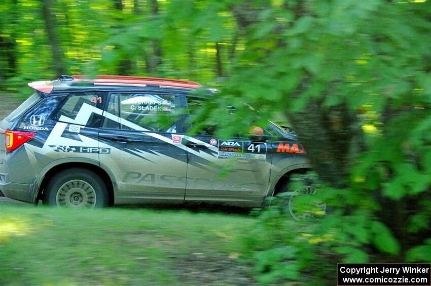 Chris Sladek / John Sharps Honda Passport on SS16, Soo Pass East II.