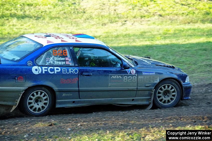 Ryan George / Heather Stieber-George BMW M3 on SS16, Soo Pass East II.