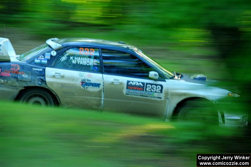 Mark Tabor / Kathryn Hansen Subaru WRX STi on SS16, Soo Pass East II.