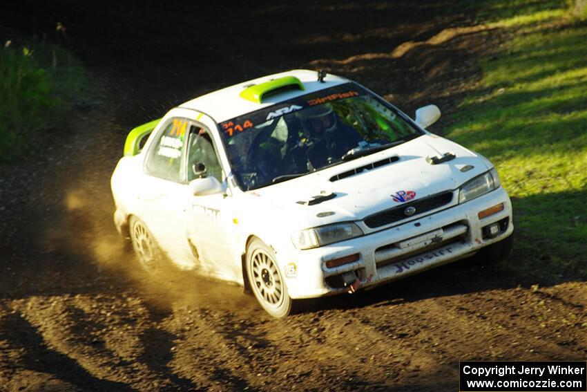 Jordon Haberer / Drew Staples Subaru Impreza on SS16, Soo Pass East II.