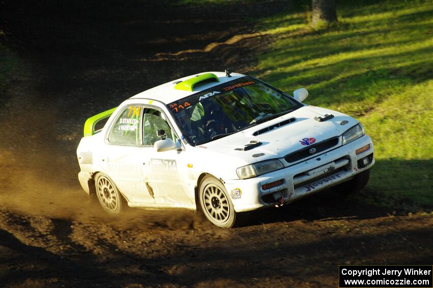 Jordon Haberer / Drew Staples Subaru Impreza on SS16, Soo Pass East II.