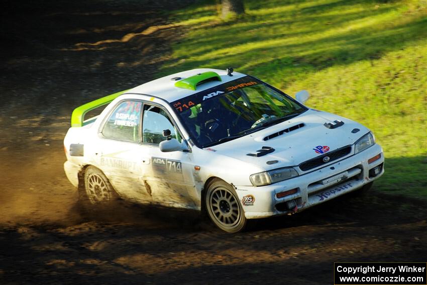 Jordon Haberer / Drew Staples Subaru Impreza on SS16, Soo Pass East II.