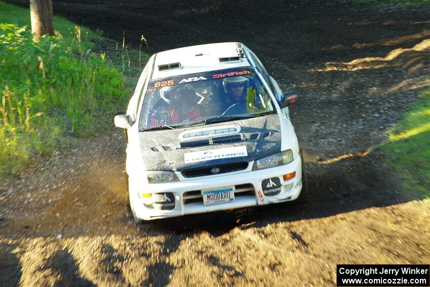 Aidan Hicks / John Hicks Subaru Impreza Wagon on SS16, Soo Pass East II.