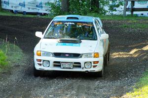 Tyler Matalas / Dustin Sharkozy Subaru Impreza LX on SS16, Soo Pass East II.