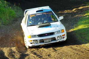 Tyler Matalas / Dustin Sharkozy Subaru Impreza LX on SS16, Soo Pass East II.