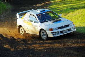 Tyler Matalas / Dustin Sharkozy Subaru Impreza LX on SS16, Soo Pass East II.