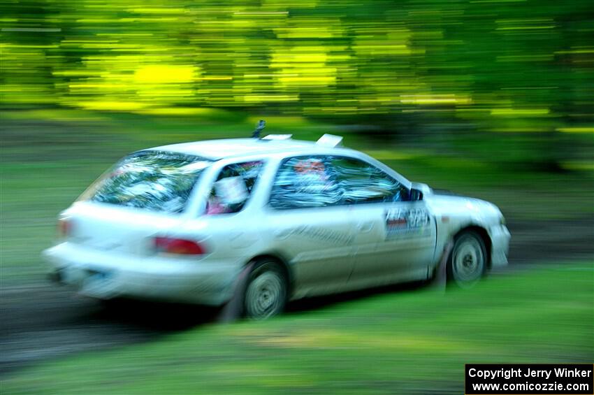 Aidan Hicks / John Hicks Subaru Impreza Wagon on SS16, Soo Pass East II.