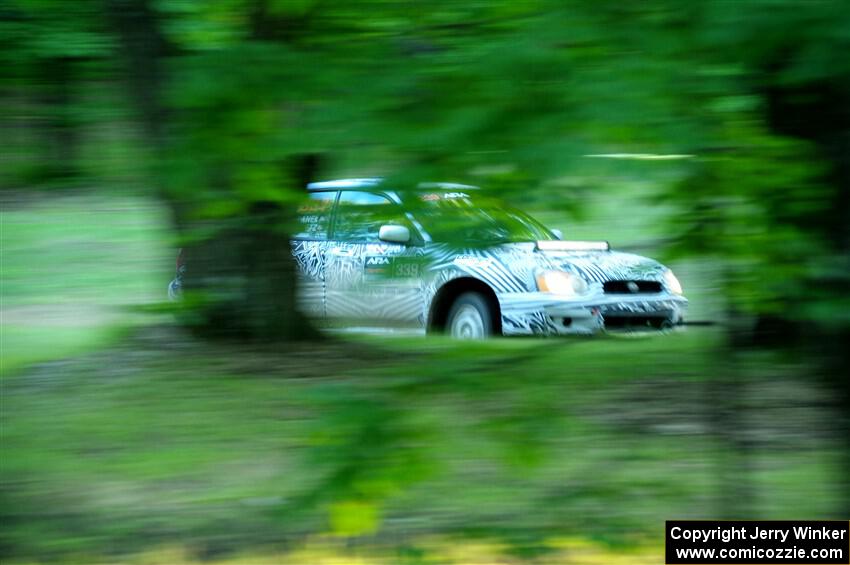 David Peretz / Brandon Panek Subaru Impreza 2.5RS on SS16, Soo Pass East II.