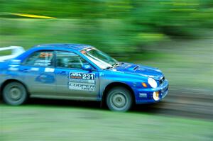 Kristen Tabor / Jan Tabor Subaru WRX on SS16, Soo Pass East II.