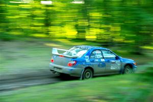 Kristen Tabor / Jan Tabor Subaru WRX on SS16, Soo Pass East II.