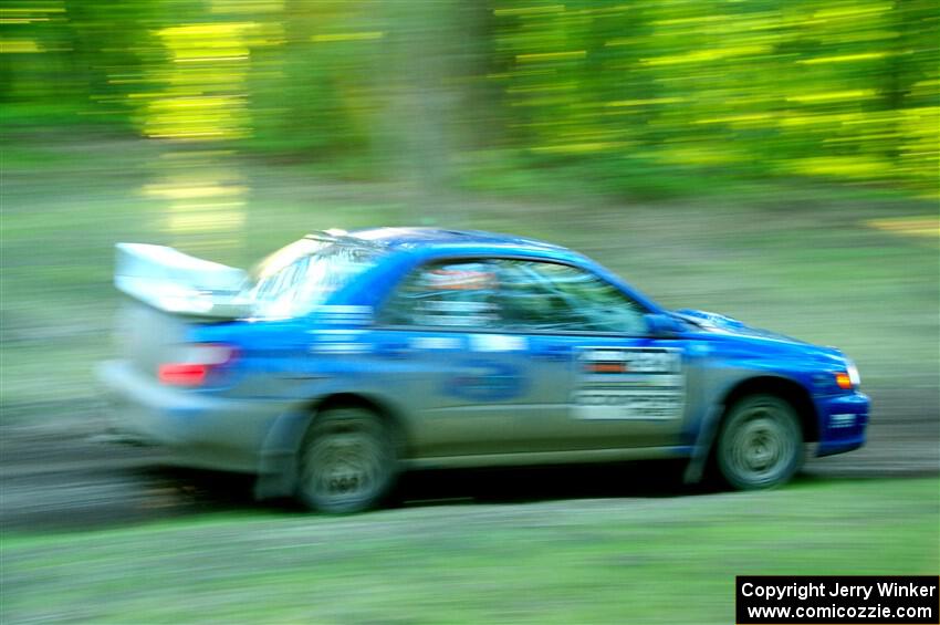 Kristen Tabor / Jan Tabor Subaru WRX on SS16, Soo Pass East II.