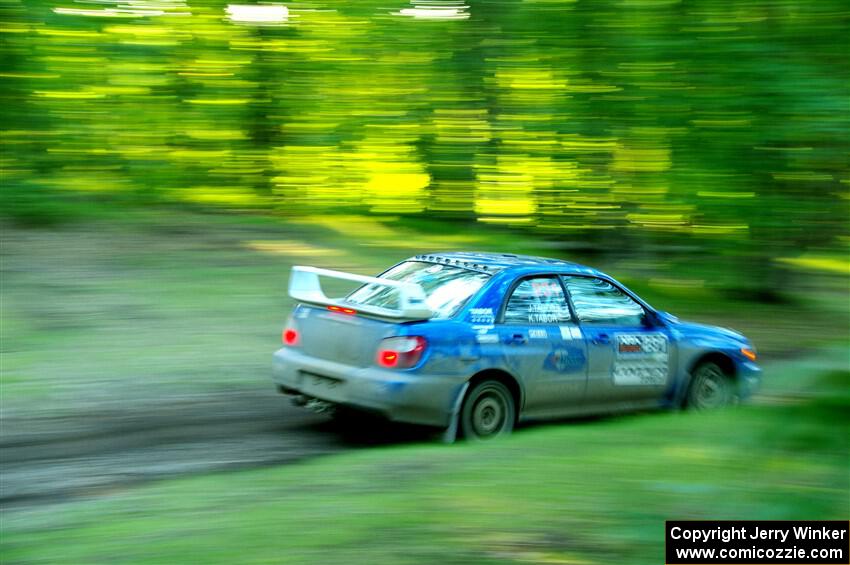 Kristen Tabor / Jan Tabor Subaru WRX on SS16, Soo Pass East II.