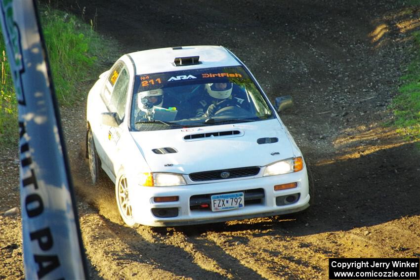 Jack Nelson / Isaac Zink Subaru Impreza on SS16, Soo Pass East II.