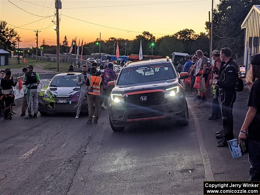 Chris Sladek / John Sharps Honda Passport after the event.