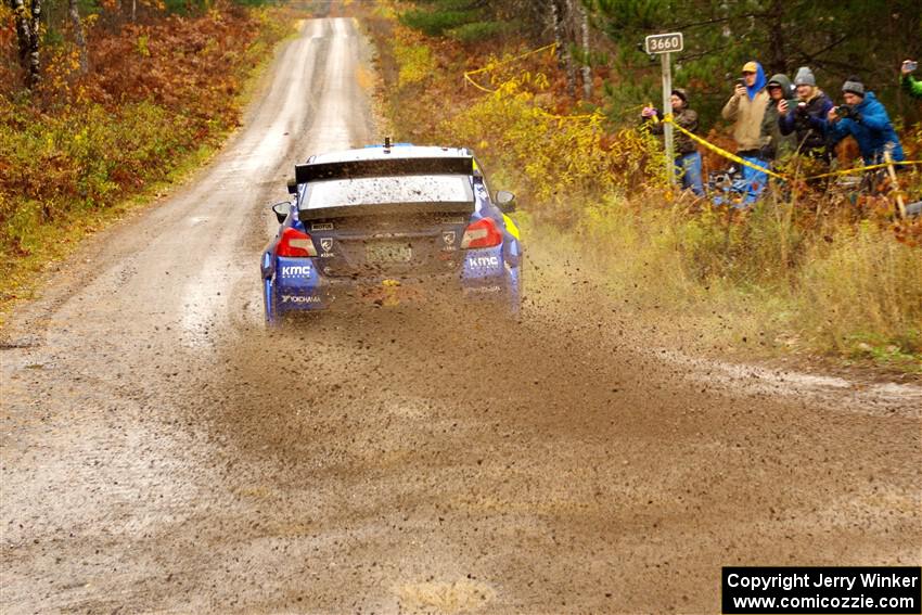 Brandon Semenuk / Keaton Williams Subaru WRX STi on SS1, Passmore North I.