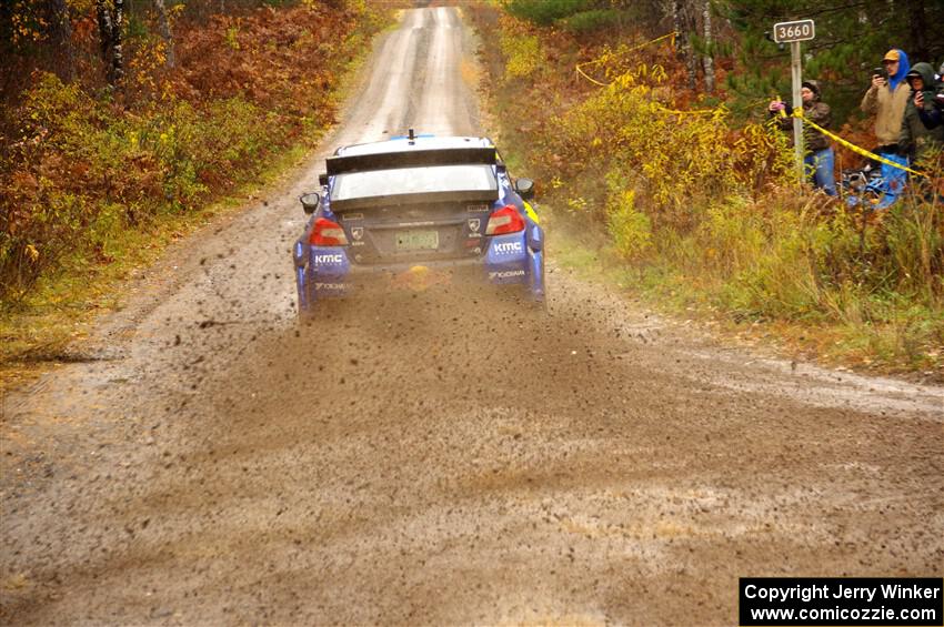 Brandon Semenuk / Keaton Williams Subaru WRX STi on SS1, Passmore North I.