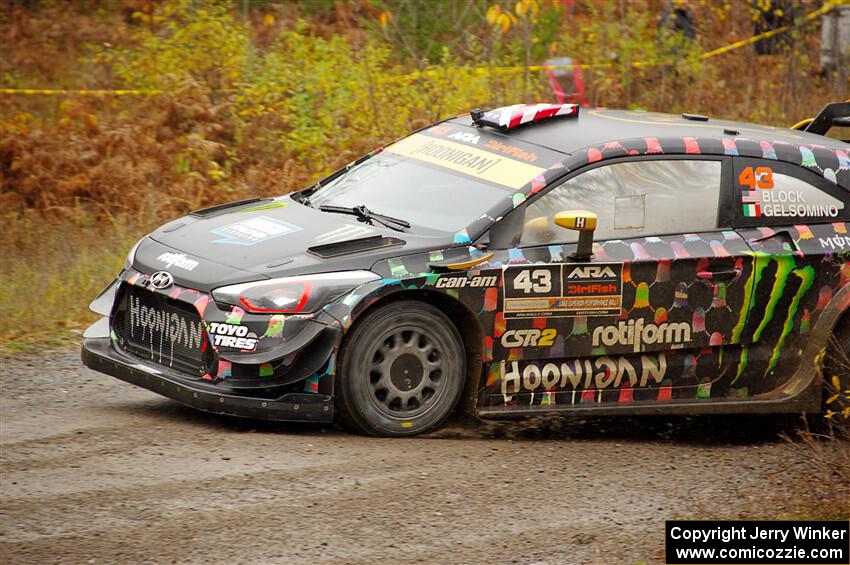 Ken Block / Alex Gelsomino Hyundai i20 WRC on SS1, Passmore North I.