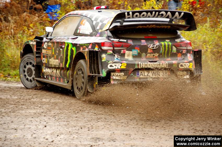 Ken Block / Alex Gelsomino Hyundai i20 WRC on SS1, Passmore North I.